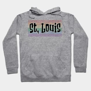 LGBTQ PATTERN AMERICA SAINT LOUIS Hoodie